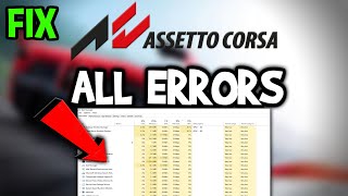 Assetto Corsa – How to Fix All Errors – Complete Tutorial [upl. by Chance]