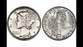 S Moneda quotMercuryquot Dime Valores y Precios [upl. by Dempsey]