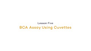 BCA Assay Using Cuvettes [upl. by Hutchison891]