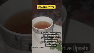 Spearmint tea 🍵 tea mint health guthealth hormones diet dietplan dietitiansofinstagram [upl. by Acinej]