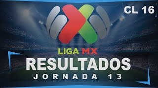 Resultados Jornada 13│Clausura 2016│Tabla General│Liga MX│Esto Es Fútbol [upl. by Selie919]