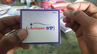 Acenacsp tablet uses Doses Side effects and price etc in hindi [upl. by Lacy]