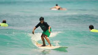 Waikiki Beach Surf Lessons 1 Thing to do in Waikiki [upl. by Namas]