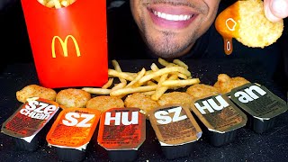 ASMR MCDONALDS SZECHUAN SAUCE 2022 REVIEW FREAKOUT EATING SOUNDS CHANNEL COMMERCIAL RICK AND MORTY [upl. by Ellerahs]