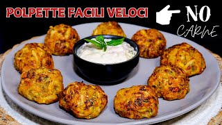 POLPETTE DI VERDURE 🥒 🥔 🥕Sono piu buone della carne Ricetta facile veloce in friggitrice ad aria [upl. by Penrose]