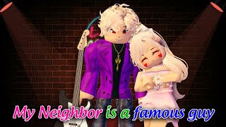 💖 My neighbor is a famous guy Episode 4  end [upl. by Sinylg]