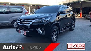 2017 Toyota Fortuner 24G 4X2  Used Car Review Philippines [upl. by Pavyer650]