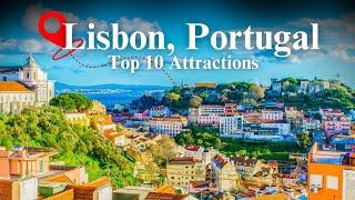 Top 10 Must See Attractions in Lisbon Portugal [upl. by Imoyaba]