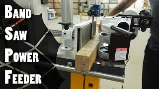 Installing a CoMatic AF19 Bandsaw Power Feeder [upl. by Nnayelhsa]