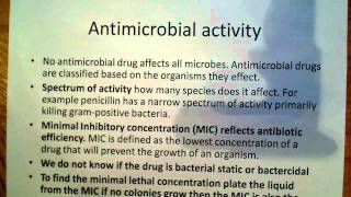 Antibiotics different modes of action of antibiotics and antimicrobial activity [upl. by Titos]