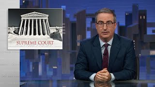 Supreme Court Ethics Last Week Tonight with John Oliver HBO [upl. by Elletnahs]