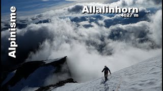 Alpinisme  Allalinhorn 4027 m  Hohlaubgrat [upl. by Roarke628]