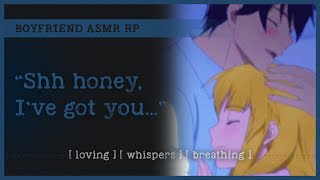 Falling asleep with your boyfriend ASMR RP M4A 💤 loving whispers breathing [upl. by Anaeel180]