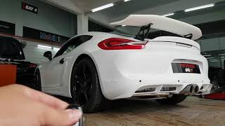 Porsche Cayman 981 Must have exhaust IPE F1 Performance Exhaust [upl. by Sterrett]