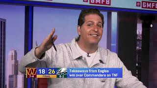 Takeaways from Eagles Week 11 TNF win vs Commanders [upl. by Hareehahs311]