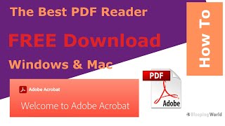 Get the Best PDF Reader  FREE Download and Install of Adobe Acrobat [upl. by Ayahsal]