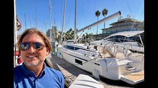 2024 Bavaria Yachts C42 Sailboat Sneak Peak Walkthrough as it just arrived in San Diego California [upl. by Eula145]