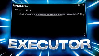 Roblox Executor  Exploit Roblox 2024 FREE Solara Byfron Bypass Keyless PC [upl. by Dorkus]