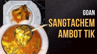 Goan Sangtache catfish Ambot tik  In a clay pot  tasty recipe [upl. by Anaigroeg612]