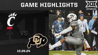 Cincinnati vs Colorado Highlights  2024 Big 12 Football [upl. by Yaf]