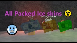 How to get Packed Ice skins in Infectious Smile  Roblox [upl. by Airamalegna798]