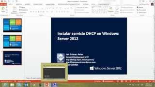 Windows Server 2012  Instalar y configurar servidor DHCP [upl. by Airdnala]