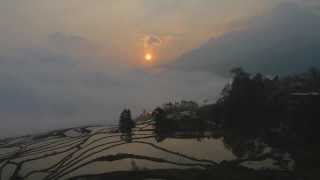 Duoyishu Sunrise Yuanyang China [upl. by Stephens]