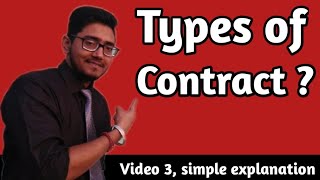 what are the types of contract valid contract void contract voidable contractUGCNETLAW [upl. by Janey505]