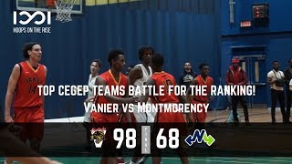 TOP CEGEP TEAMS BATTLE FOR THE RANKING  Vanier vs Montmorency  February 1 2019 [upl. by Aneram]