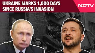 Russia Attacks Ukraine  Ukraine Reaches 1000 Days Of War As Russian Strikes Target Key Cities [upl. by Eidurt488]