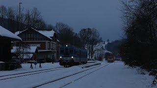 Rozloučení s vlaky ČD na trati 185 [upl. by Ayna]