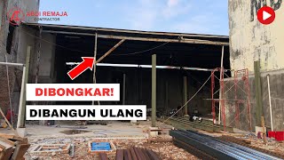 Restoran 2 Lantai FULL Konstruksi Baja  Vlog Konstruksi Baja [upl. by Annavas498]