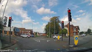 Practical driving test route in Hinckley 1148 041024 [upl. by Enyamert]