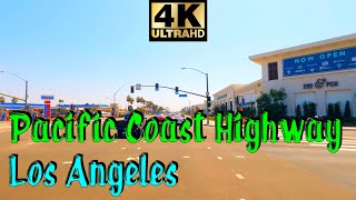 Pacific Coast Highway Lomita to Seal Beach Los Angeles Street Driving Tours 4K [upl. by Yardna]