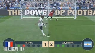 PES 2019 NEW Penalty Shootout System Gameplay France vs Argentina Xbox One PS4 PC [upl. by Anim]