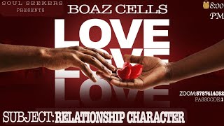 SOUL SEEKERS CELLULE BOAZ  LA PUISSANCE DU CARACTERE DANS LA RELATION  05252024 [upl. by Dixon]