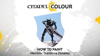 How to Paint Necrons Tsarakura Dynasty [upl. by Accebar118]