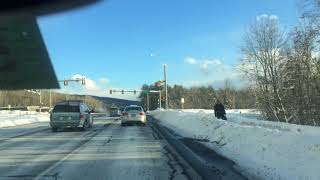 Driving between Hanover NH and Lebanon NH [upl. by Aubrey285]