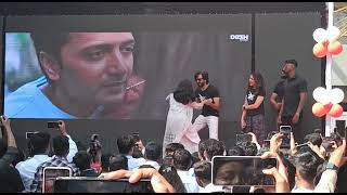 ritesh deshmukh dance with student  ved promotion [upl. by Chabot]