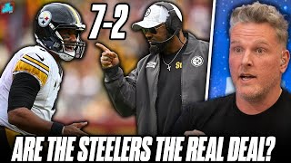 Are The Steelers A Super Bowl Threat In 2024 Is Their 72 Start The Real Deal  Pat McAfee Reacts [upl. by Slerahc]