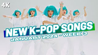 NEW KPOP SONGS  JANUARY 2024 WEEK 3 [upl. by Noloc]