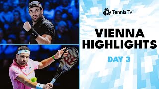 Berrettini vs Tiafoe THRILLER Dimitrov Zverev Paul in Action  2024 Vienna Day 3 Highlights [upl. by Hollyanne]