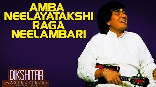 Amba Neelayatakshi Raga Neelambari  U Srinivas Album Dikshitar Masterpieces [upl. by Lowery]