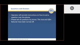 CDFI Program QampA Webinar Workshop [upl. by Trelu]