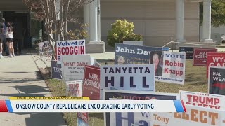 Onslow County continues to see large turnout for early voting [upl. by Solomon206]