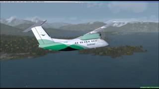 Landing Langnes after flight from Jan Mayen [upl. by Stevy716]