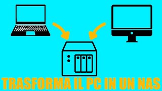 Recuperare un vecchio PC trasformalo in un NAS gratis  Tutorial [upl. by Nodnart]