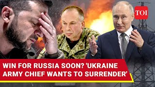 Ukraine Army Chief Ready To Surrender Big Statement As Russia Brings Kyiv To Knees [upl. by Adnael727]