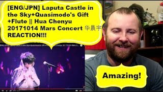 Laputa Castle in the SkyQuasimodos Gift Flute  Hua Chenyu 20171014 Mars Concert 华晨宇 REACTION [upl. by Nehgam]