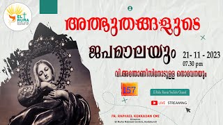 അത്ഭുതങ്ങളുടെ ജപമാല 🌹0730 pm 🕊️ ചൊവ്വ 211123💒 [upl. by Ong]